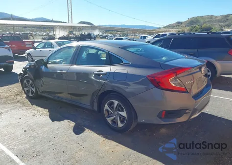 2019 Honda Civic Lx из США, поврежденный, VIN 19XFC2F67KE207486